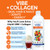 VIBE + Collagen Liquid Daily Multi, Superfoods, with Collagen, Joint, Hair, Skin, Energy, 32 oz, ID 27060