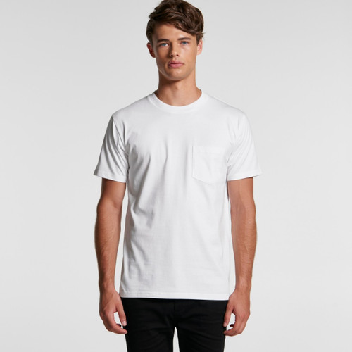 AScolour Mens Classic Pocket Tee 5027 Front