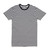 Black/White  Ascolour Mens Staple Stripe Tee - 5028