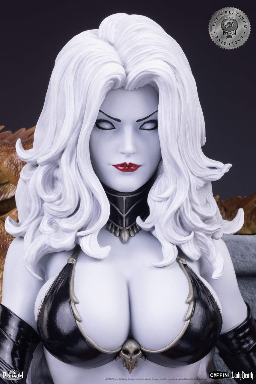 Lady Death 1:4 Scale Platinum Collectible Statue from PCS