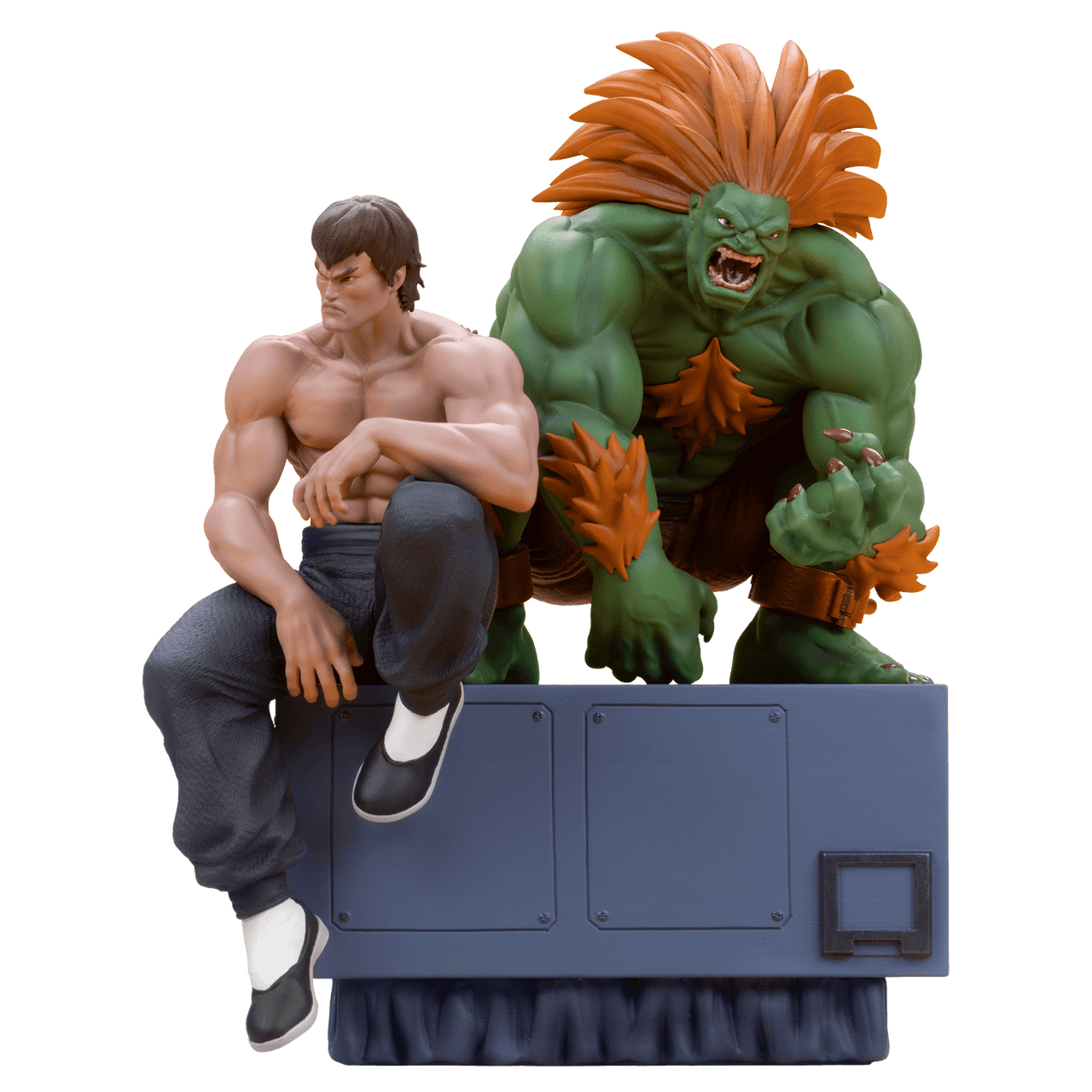 Fei Long and Blanka - Street Jam Statue Set