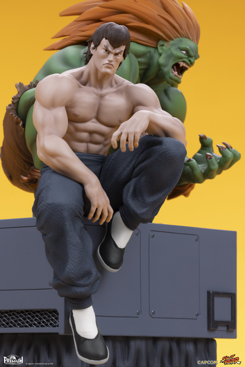 Fei Long and Blanka - Street Jam Statue Set