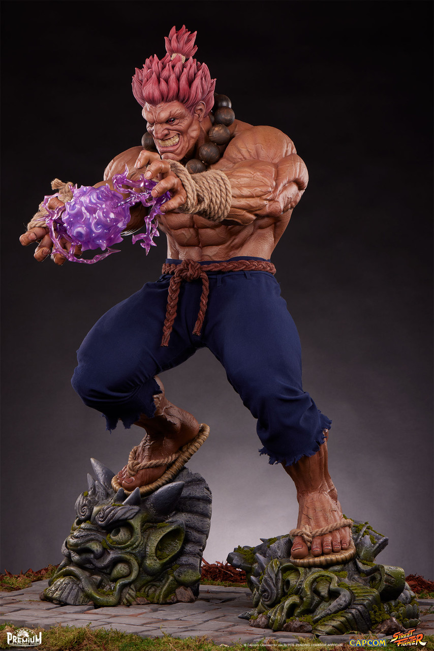 Akuma Street Fighter - Gold Exclusive Statue by PCS