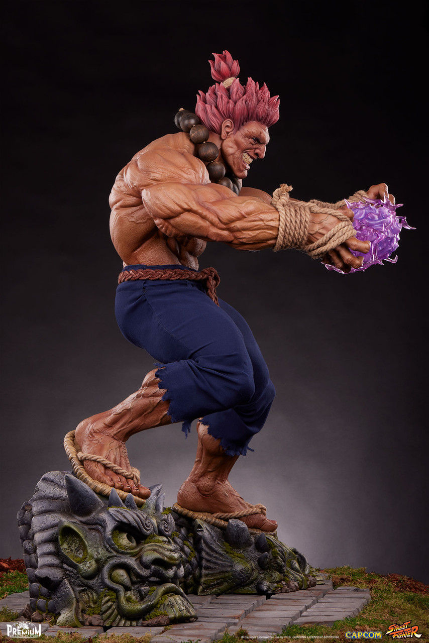 Akuma Street Fighter - Gold Exclusive Statue by PCS