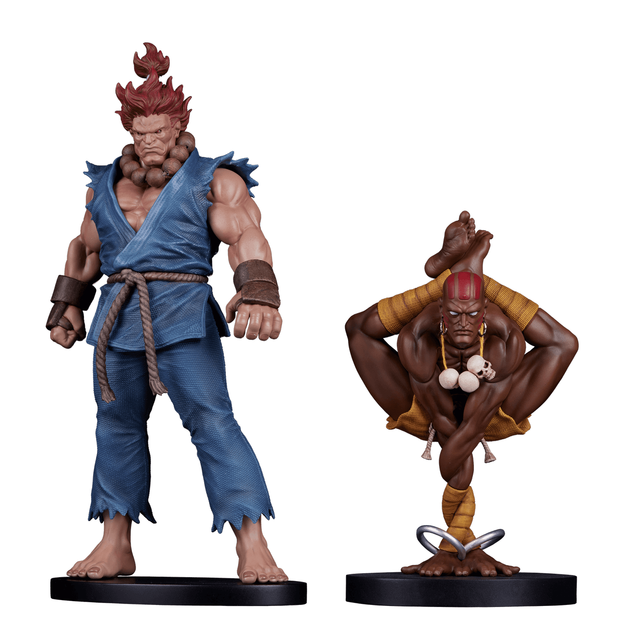 Akuma and Dhalsim Collectible statue figures PCS