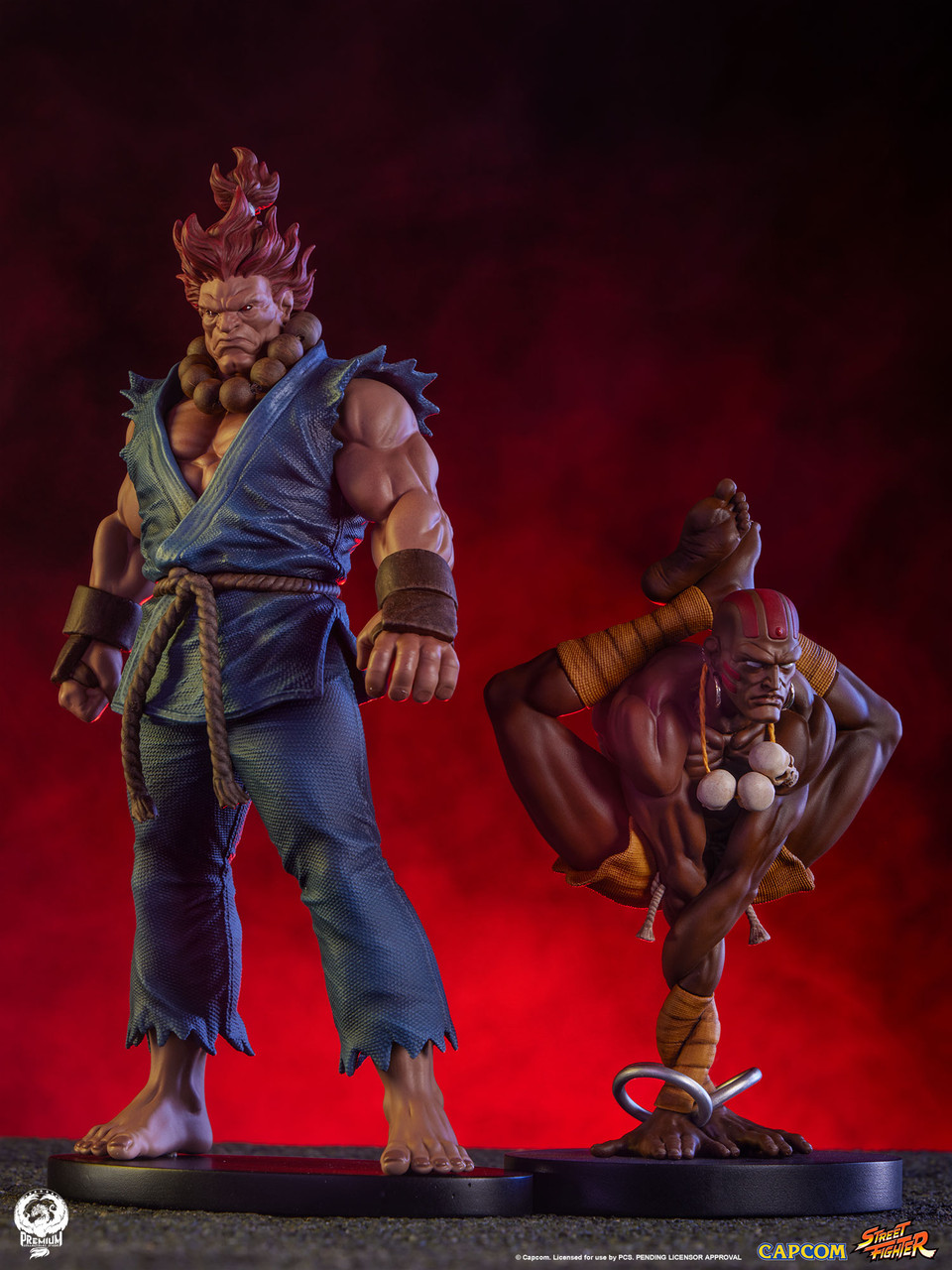 Akuma and Dhalsim - Street Jam Statue Set