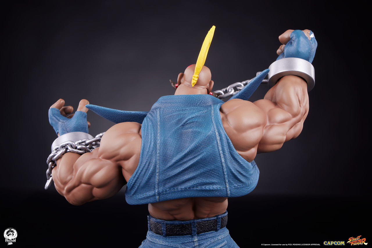 Street Fighter Guile Blue Camouflage Action Figure