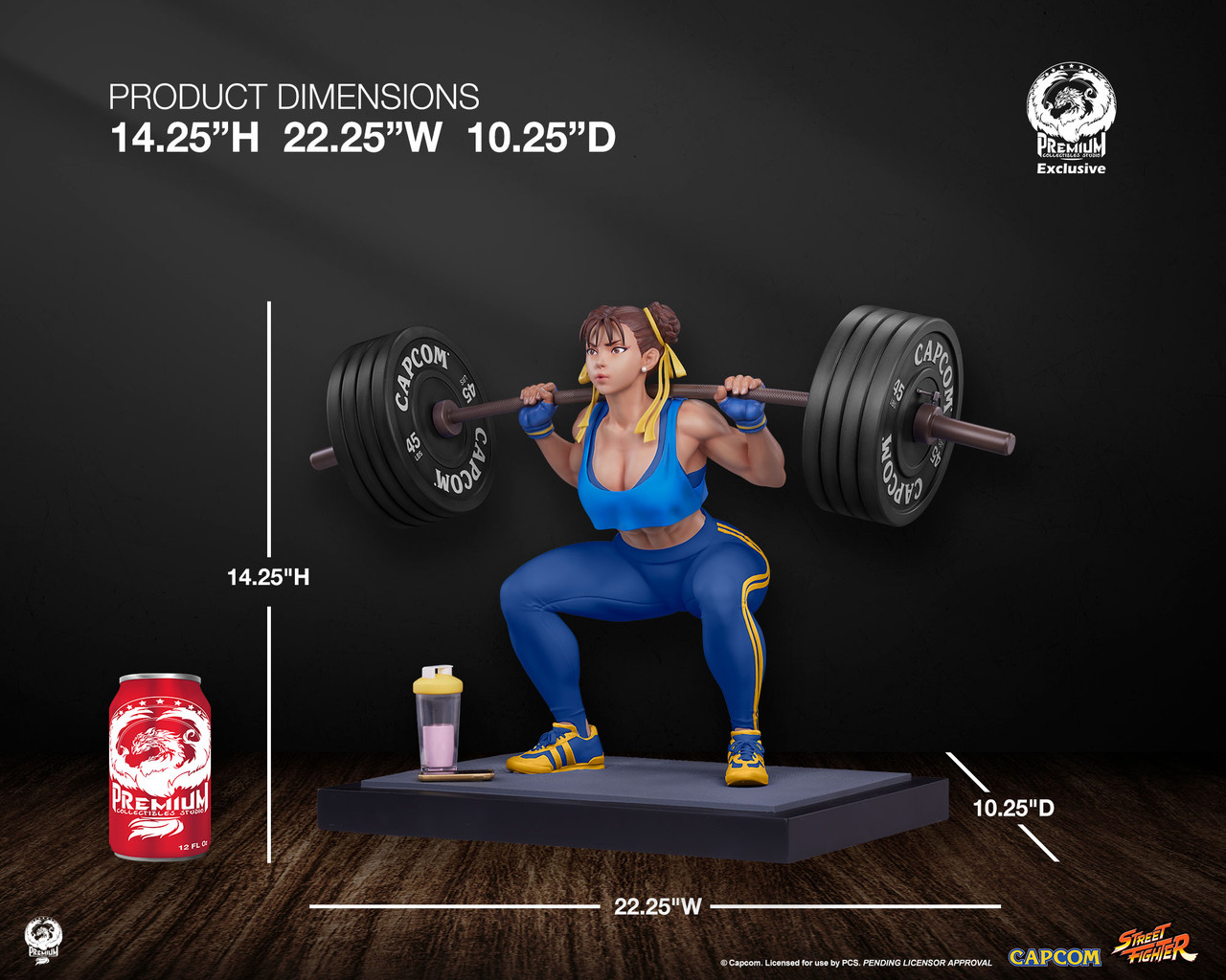 Street Fighter Chun-Li Powerlifting Figure Comes in 3 Variants - Siliconera