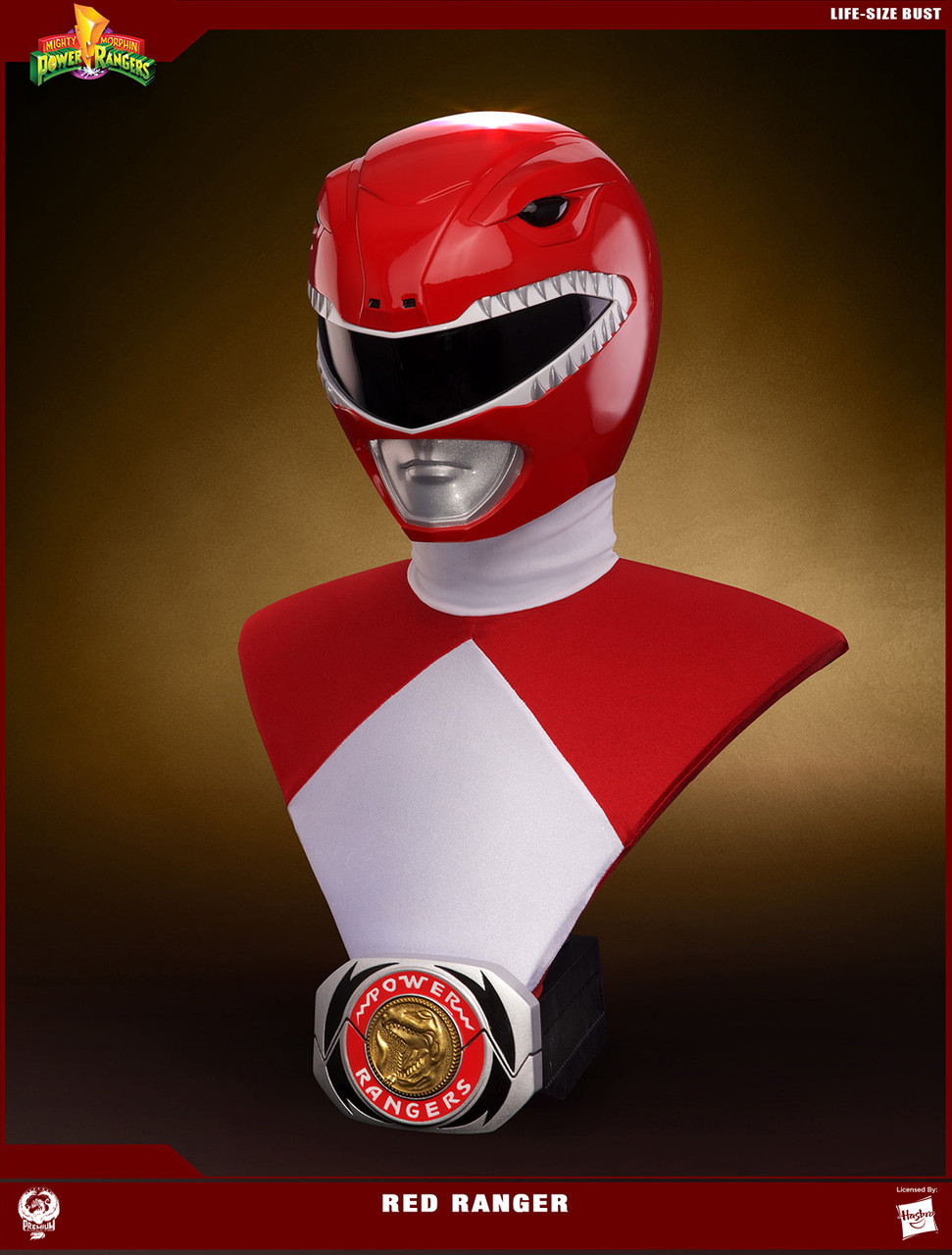 Red Ranger Life Size Bust