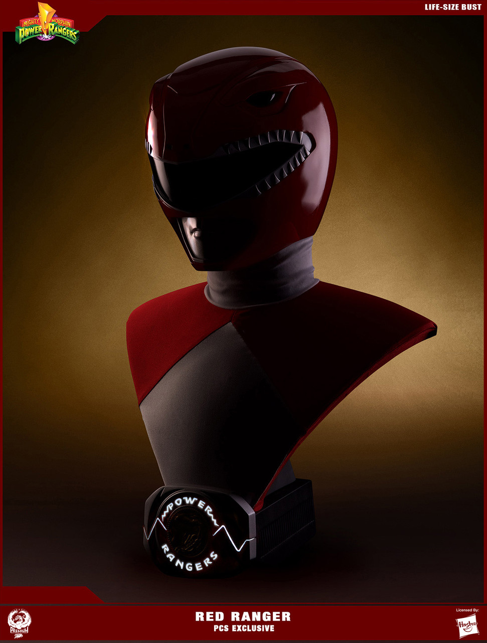 Red Ranger Life Size Bust