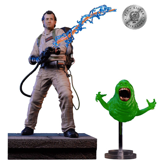 Peter Venkman - Silver Ex Premium Collectibles Studio (PCS) Ghostbusters Collectible Figure