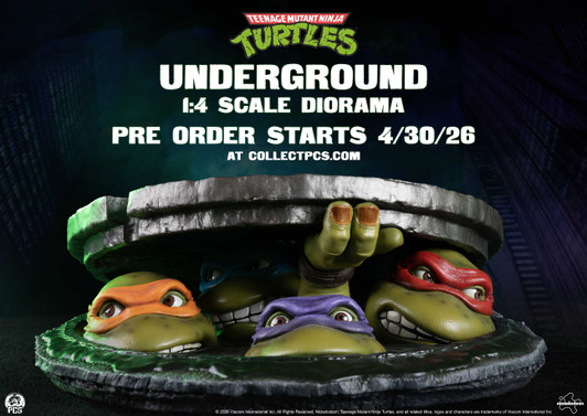 TMNT - Underground 1:4 Scale Tabletop Edition physical Premium Collectibles Studio (PCS) TMNT Collectible Figure