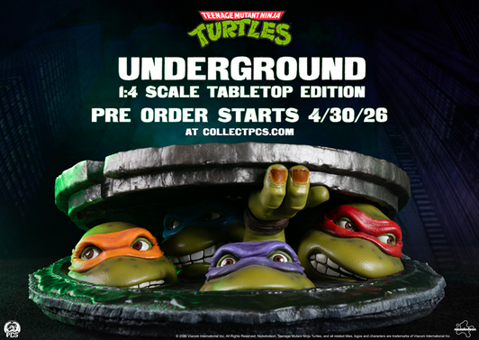 TMNT - Underground 1:4 Scale Tabletop Edition