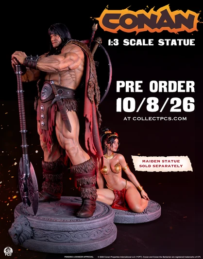 Conan - 1:3 Scale Statue