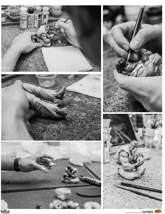 Ryu and Dan - Street Jam Statue Set