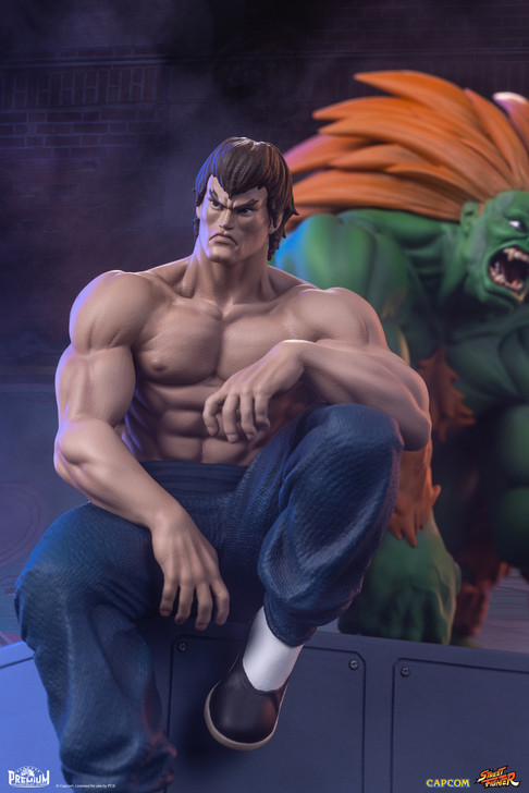 Fei Long and Blanka - Street Jam Statue Set