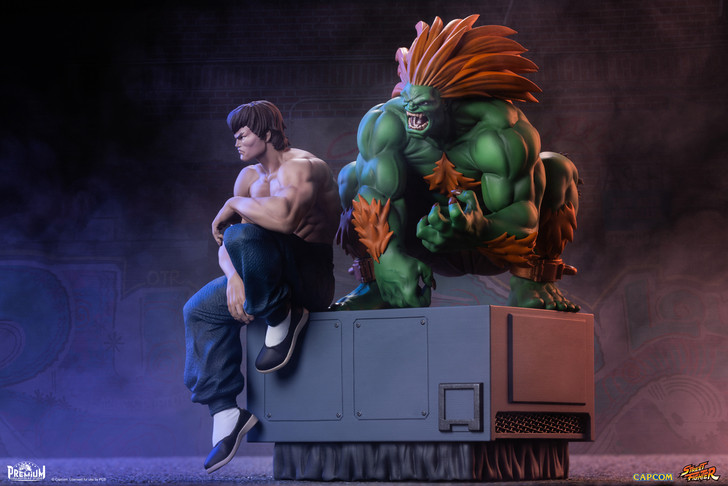 Fei Long and Blanka - Street Jam Statue Set