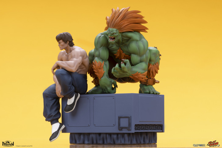Fei Long and Blanka - Street Jam Statue Set