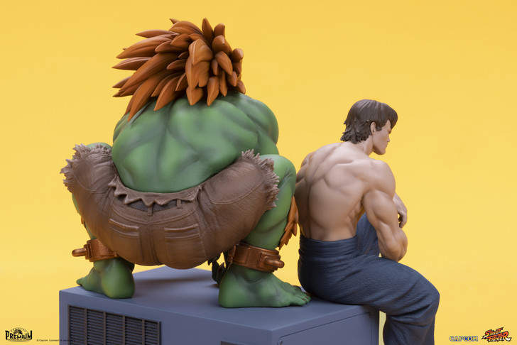 Fei Long and Blanka - Street Jam Statue Set