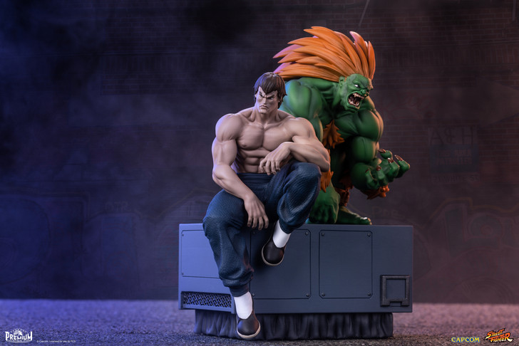 Fei Long and Blanka - Street Jam Statue Set