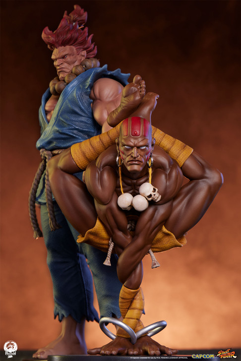 Akuma and Dhalsim - Street Jam Statue Set