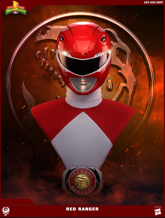 Red Ranger Life Size Bust