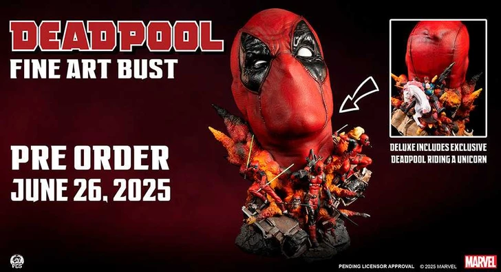 Deadpool - Fine Art Bust Premium Collectibles Studio (PCS) Marvel Collectible Figure
