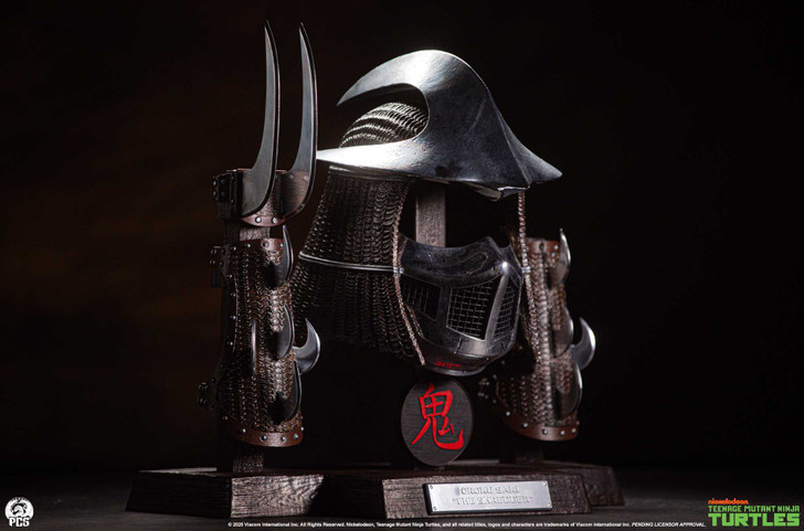 Shredder Life-Sized Stainless Steel Armor Set Premium Collectibles Studio (PCS) TMNT Collectible Figure