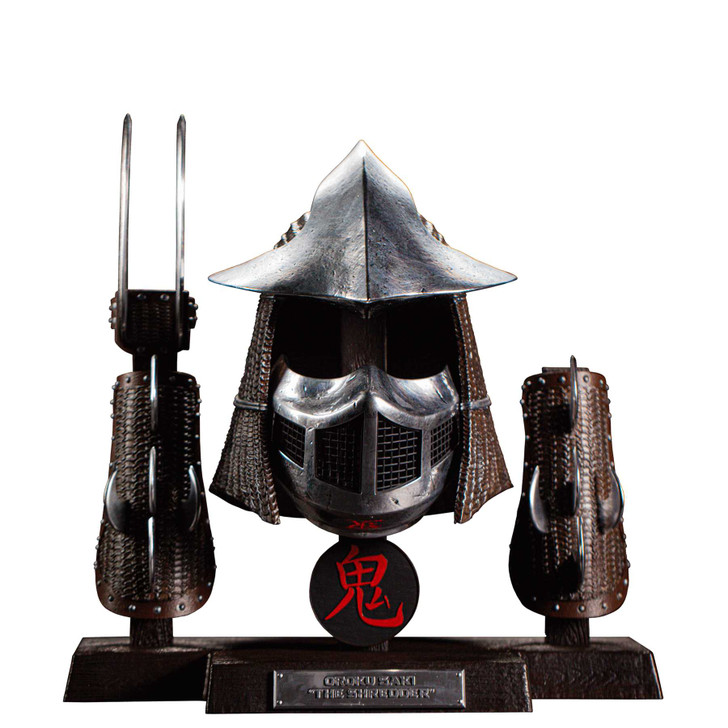 Shredder Life-Sized Stainless Steel Armor Set Premium Collectibles Studio (PCS) TMNT Collectible Figure