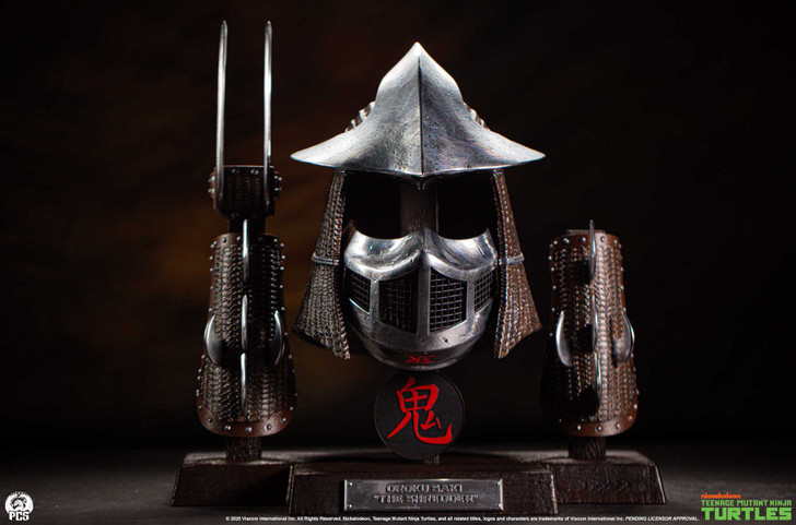 Shredder Life-Sized Stainless Steel Armor Set Premium Collectibles Studio (PCS) TMNT Collectible Figure