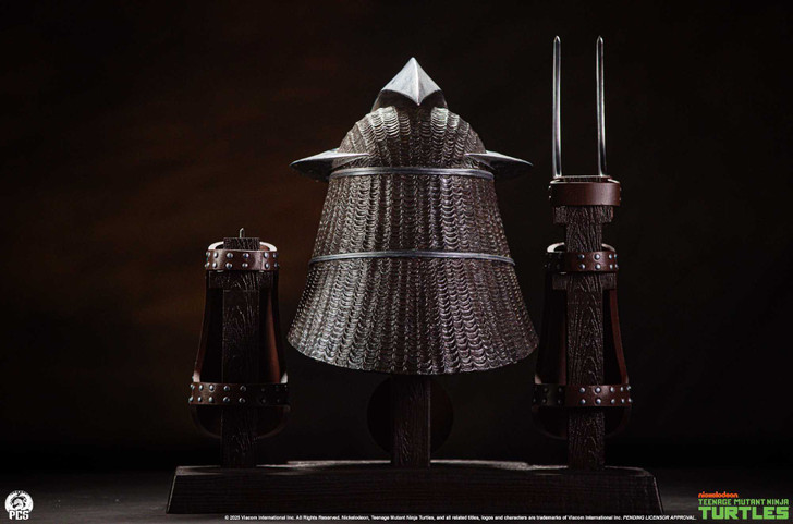 Shredder Life-Sized Stainless Steel Armor Set Premium Collectibles Studio (PCS) TMNT Collectible Figure