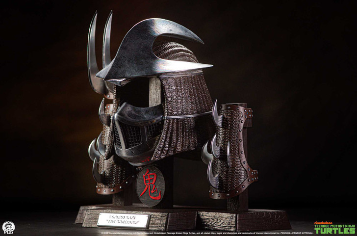 Shredder Life-Sized Stainless Steel Armor Set Premium Collectibles Studio (PCS) TMNT Collectible Figure