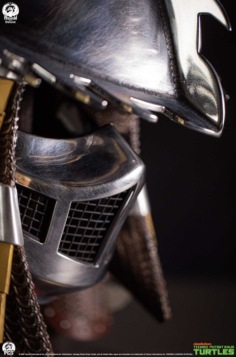 Shredder Life-Sized Stainless Steel Armor Set - Ooze Edition Premium Collectibles Studio (PCS) TMNT Collectible Figure