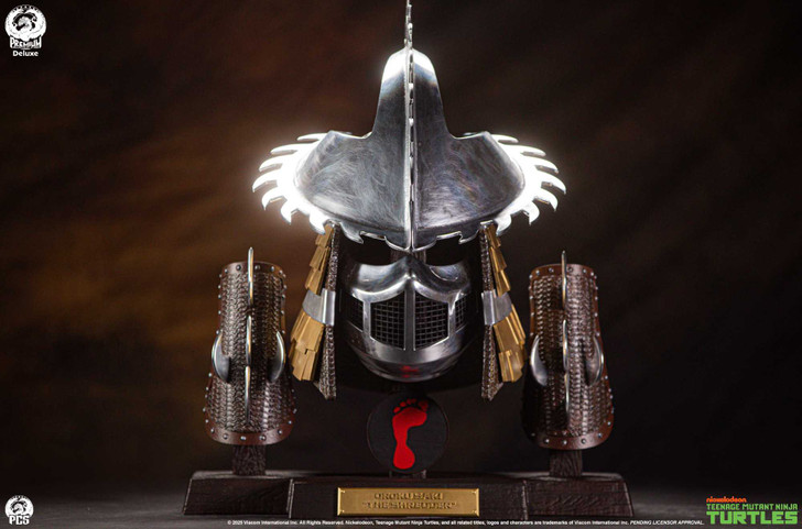 Shredder Life-Sized Stainless Steel Armor Set - Ooze Edition Premium Collectibles Studio (PCS) TMNT Collectible Figure