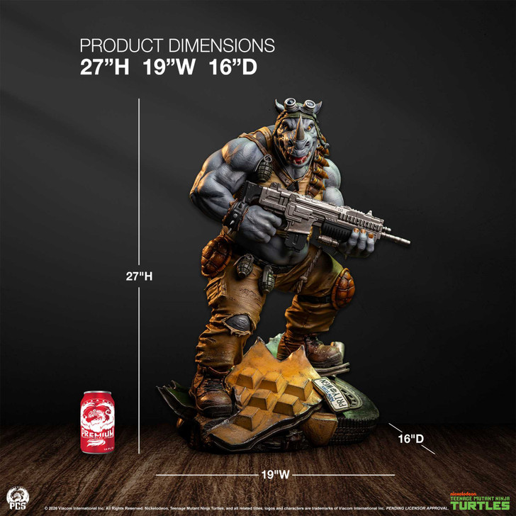 Rocksteady Premium Collectibles Studio (PCS) TMNT Collectible Figure