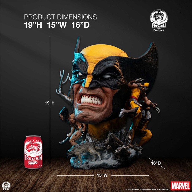 Wolverine - Fine Art Bust Deluxe Premium Collectibles Studio (PCS) Marvel Collectible Figure