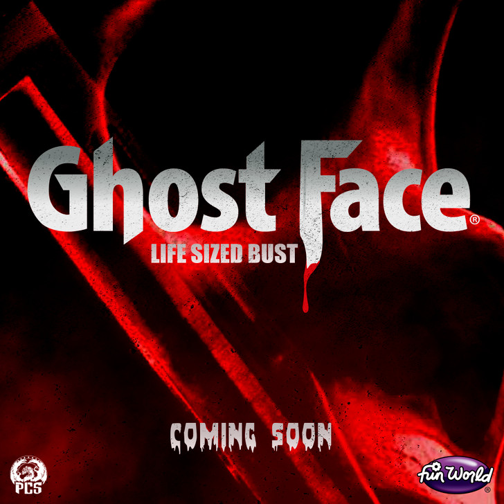 Ghost Face Life Sized Bust Collectible Figure Collectible Horror Statue PCS