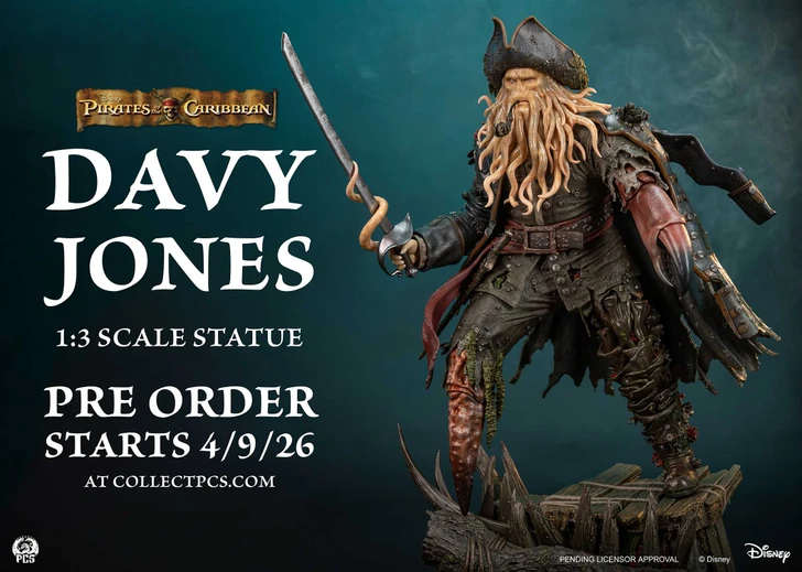 Davy Jones - 1:3 Scale Statue physical Premium Collectibles Studio
