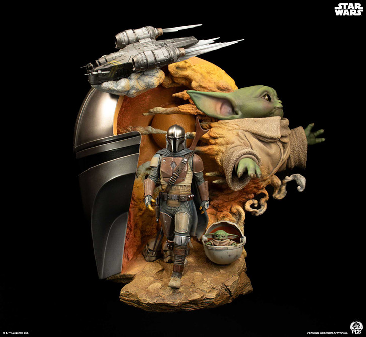The Mandalorian - Fine Art Bust Premium Collectibles Studio (PCS) Star Wars Collectible Figure