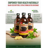 Black Seed Living Bitter (Pack of 3) 16 oz