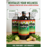 Moringa Living Bitter (Pack of 3) 16 oz bottle