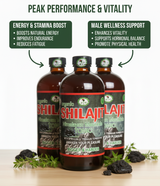 Shilajit Tonic King Maker (Pack of 3) 16 oz bottle