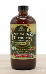 Soursop & Turmeric Living Bitters-16 oz bottle