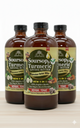 Soursop & Turmeric Living Bitters-16 oz bottle