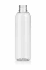 Clear PET Cosmo Round Bottle – 1 oz to 8 oz (20-410)