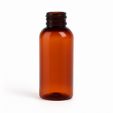 1 oz Amber PET Cosmo Round Bottle (20-410)