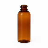 2 oz Amber PET Cosmo Round Bottle (20-410)