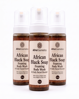 African Black Soap Foaming Liquid Wash– 8oz (Wholesale & Private Label)
