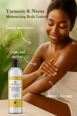 Turmeric & Neem – Moisturizing Body Lotion (8 oz)