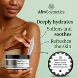 Rich body cream or Body Cream Soufflé – Black Coconut (8 oz)